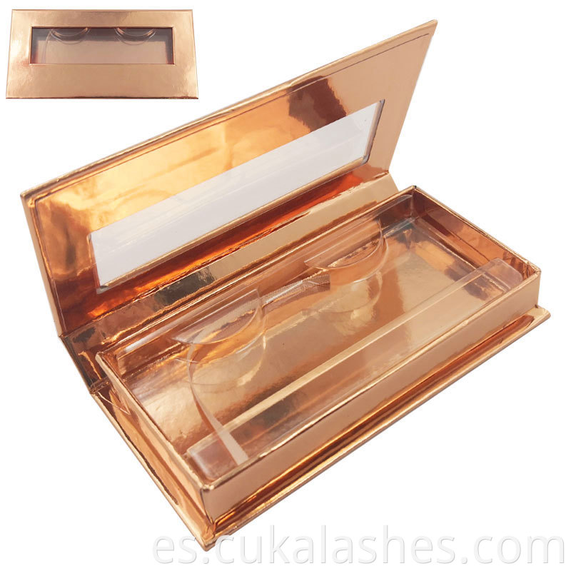 rose gold eyelash box